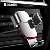 Baseus Gravity Car Phone Holder for Car CD Slot Air Vent Mount Phone Holder Stand for iPhone X Samsung Metal Mobile Phone Holder 1