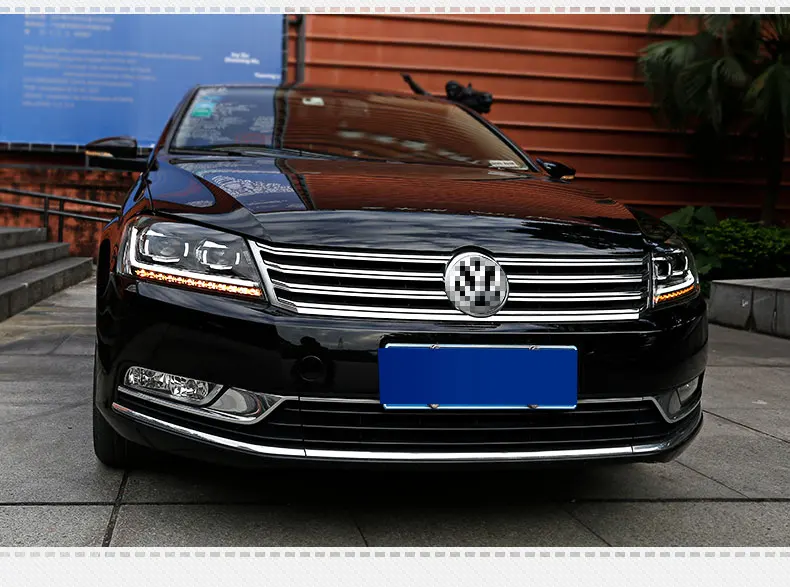 Автомобильный Стайлинг для V “W Europe Passat B7 фары 2012- светодиодный фонарь DRL Bi Xenon объектив Динамический указатель поворота