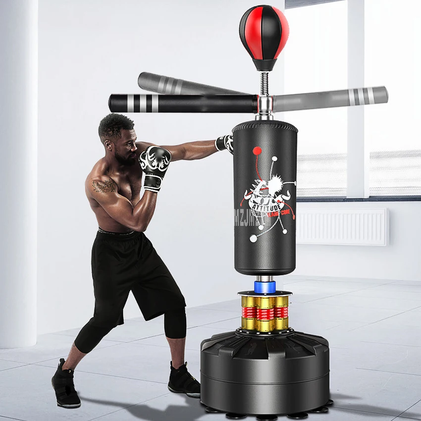 Floor Standing Punching Bag Boxing Column Speed Ball 360 Degree