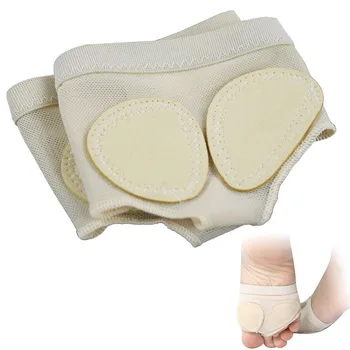 여성용 벨리 발레 하프 슈즈, 스플릿 소프트 솔 발 댄스 발 보호 발가락 패드, NIN668, 1 쌍
