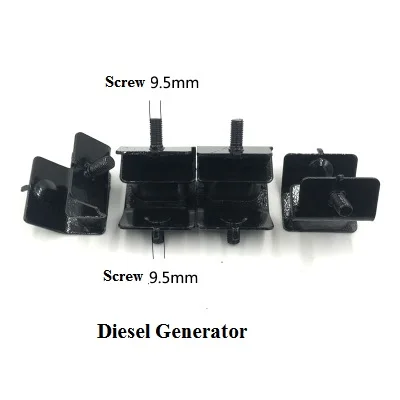 Pies Antivibración Para Generadores De Gasolina - Soporte De Motor, Para Modelos 168F/170F 2KW-3KW (4 Piezas)