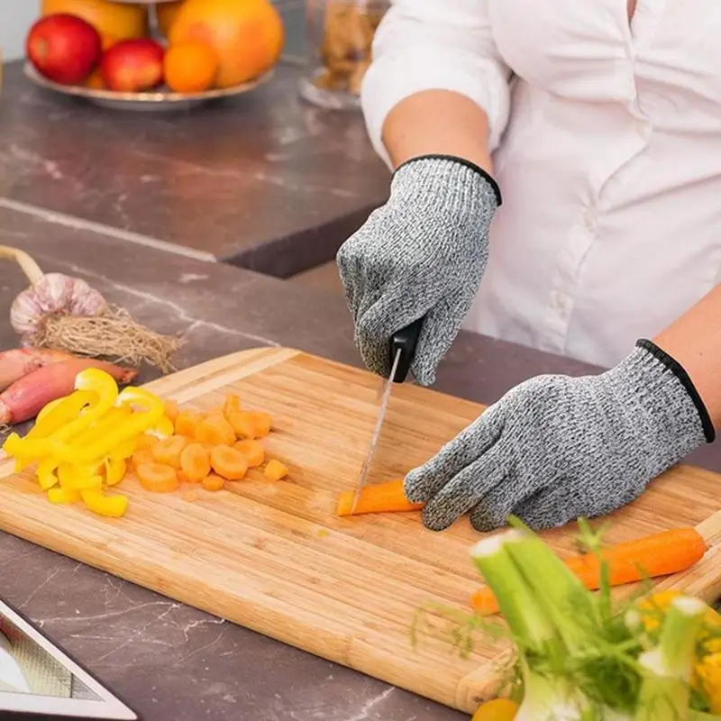 Высокопрочные Защитные перчатки для кухни, устойчивые к порезам перчатки для резки мяса рыбы, защитные перчатки против порезов