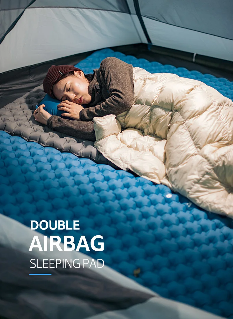Válvulas de ar Colchão para Mochila Naturehike Leve Dupla Inflável Acampamento Almofada Dormir Esteira Caminhadas Viagem 7 Naturehike leve dupla válvulas de ar inflável