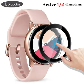 

Glass For Samsung Galaxy Watch Active 2 44mm 40mm/46mm/42mm Gear S3 Frontier/S2/Sport 3D HD Full Screen Protector Film Active2