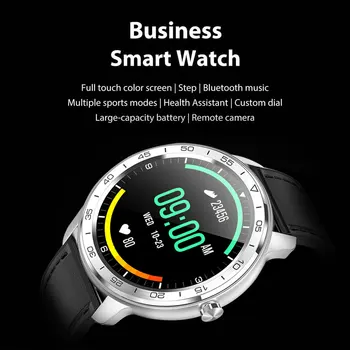 

Bluetooth 4.2 Heart Rate Monitor Pedometer Business Fashion Multifunctional Touch Screen Wristband Smart Watch Call Reminder