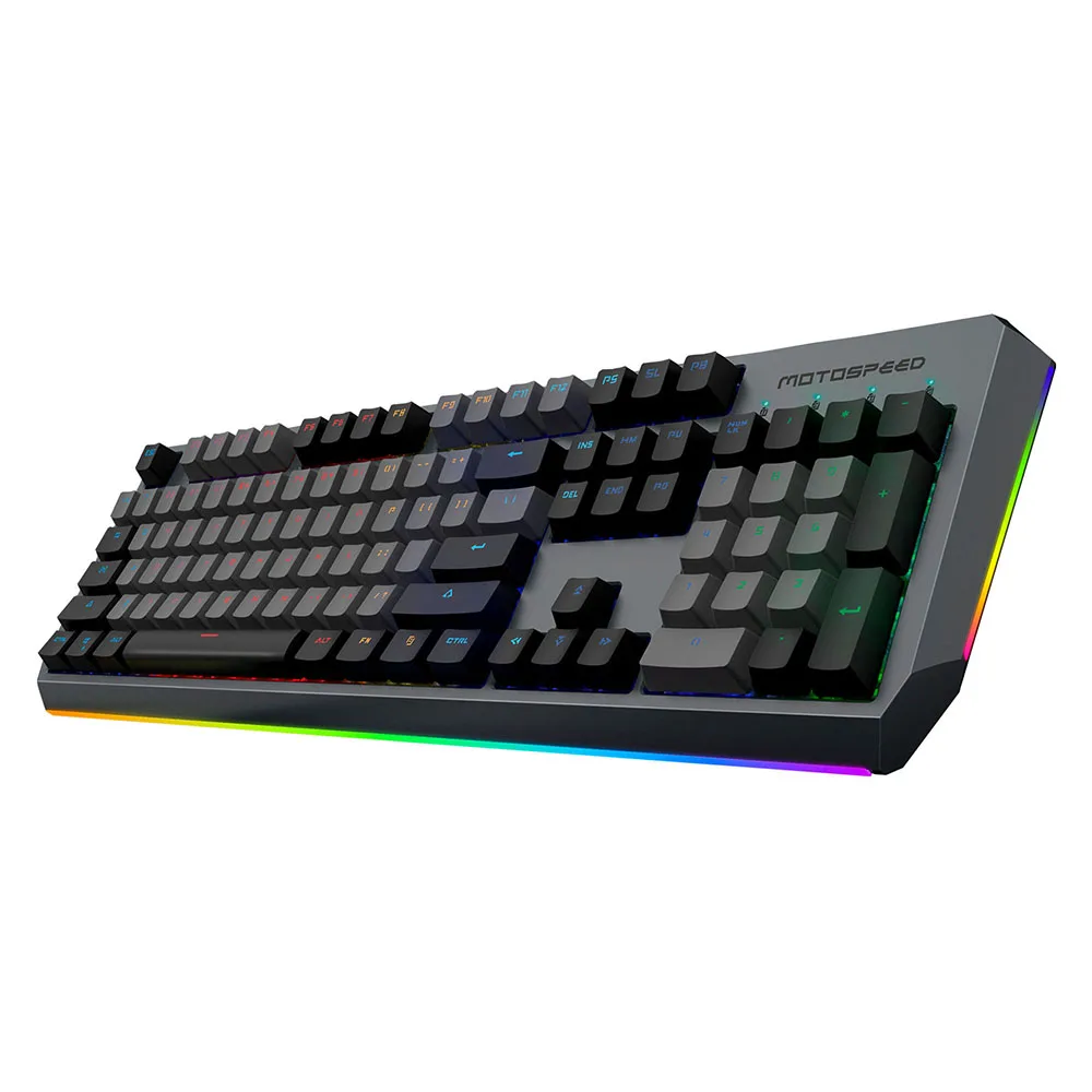 Механическая клавиатура Motospeed CK80 с RGB подсветкой outemu USB кабель PBT колпачок для