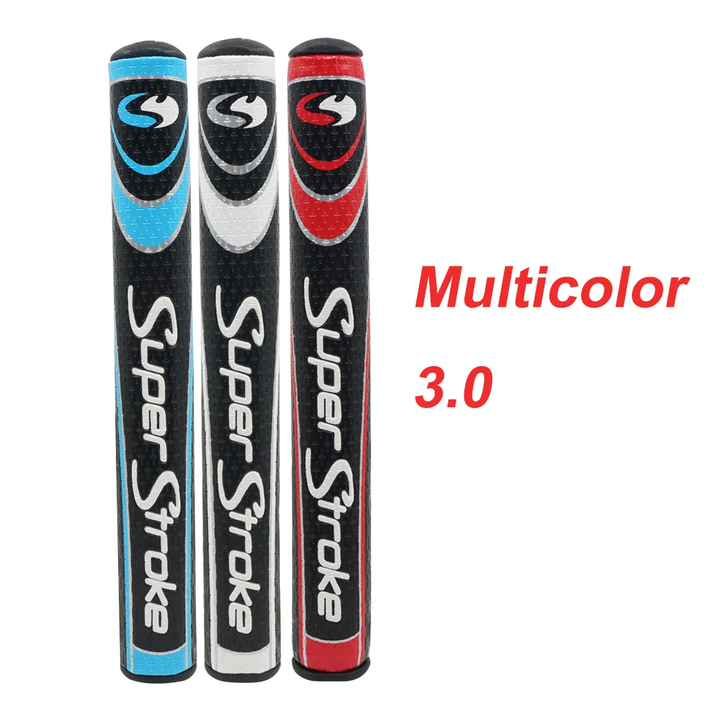 3.0 multicolor PU клюшки для гольфа Гольф сцепление оптом 10 штук Non-slip рукояток для клюшек для гольфа Sup* Str* тонкий Fatso1.0/2,0/3,0/5,0 с высоким качеством - Цвет: 3.0 multicolor