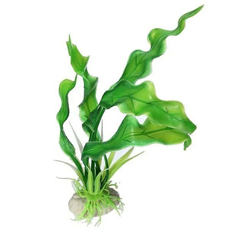 Green Artificial Plastic Grass Fish Tank Ornament Water Plant Aquarium