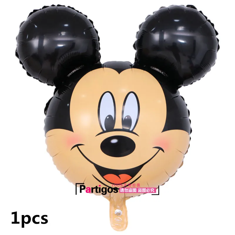 1pcs 10 шт./lotRed и черных латексных шарика в горошек надувные шары Mickey Мышь тема День Рождения globos Свадебные baby shower вечерние украшения - Цвет: 1pcs