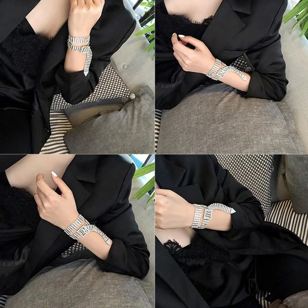 Мода Полный Чокер-подвеска со стразами браслет для женщин Bijoux блестящие кнопочные ожерелья Модные эффектные ювелирные изделия вечерние подарок