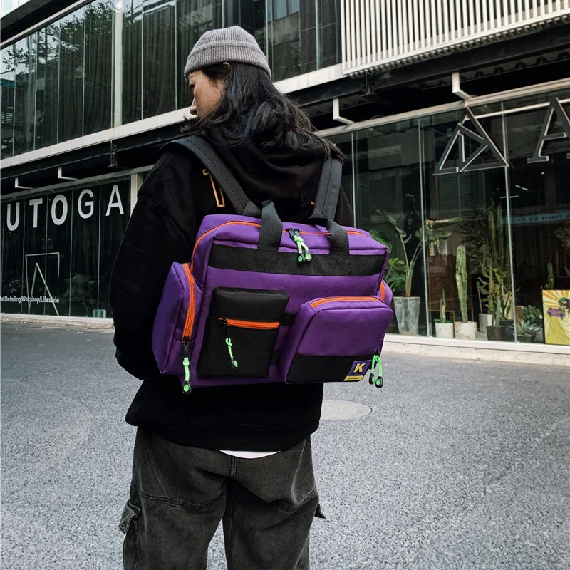 

2020 autumn detachable crossbody backpack backpack male college student backpack female high school student school bag
