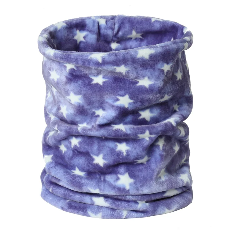 Шерстяная ткань с мягким ворсом, зимний шарф, детский шарф, нагрудник с пятью звездами для мальчиков и девочек, хлопковый детский шарф, детские мягкие теплые шарфы - Цвет: 27