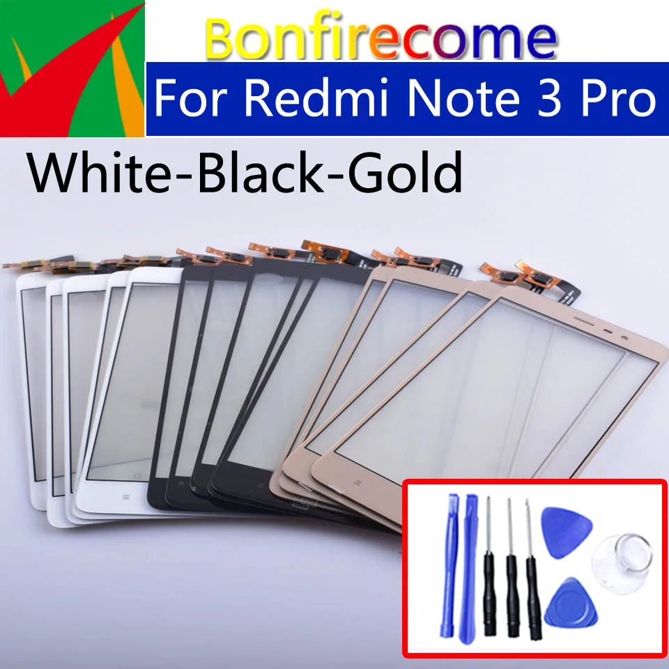 

5.5" TouchScreen For Xiaomi Redmi Note 3 Pro Touch Screen Panel Sensor LCD Display Glass Lens Panel Digitizer Replacement Parts