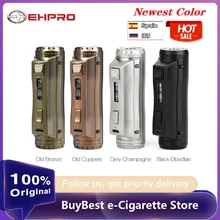 Новые оригинальные Ehpro холодной Сталь 100 TC Box MOD 120 Вт электронная сигарета, испаритель Vape Mod Мощность По 18650/20700/21700 батарея vs перетащите 2/Mechman(China)