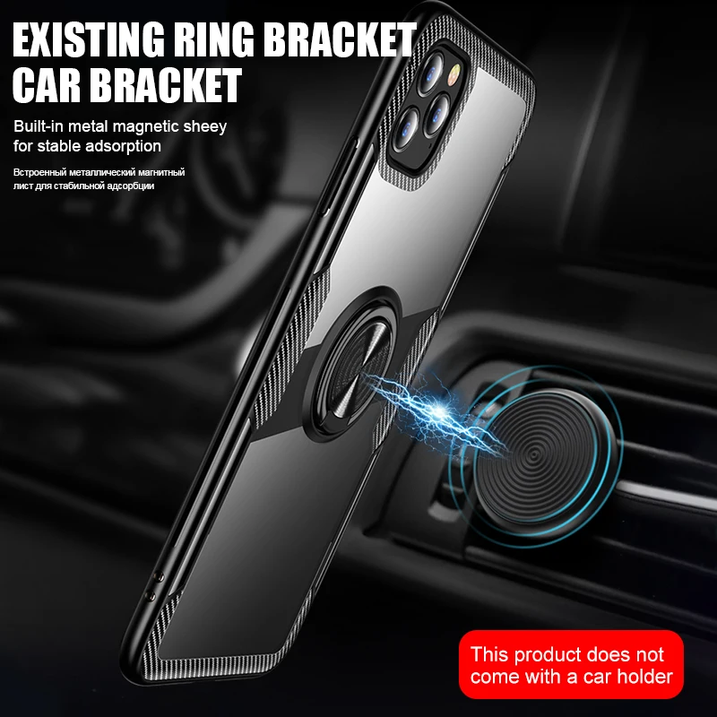Роскошный автомобильный чехол-держатель для IPhone XR X XS 11 Pro Max чехол для телефона чехол для IPhone 7 8 6 6s Plus Мягкий силиконовый чехол-бампер