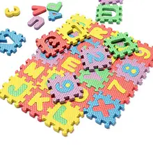 

Hot Sales 36 Pcs/Set Child Kids Novelty Alphabet Number EVA Puzzle Foam Teaching Mats Toy