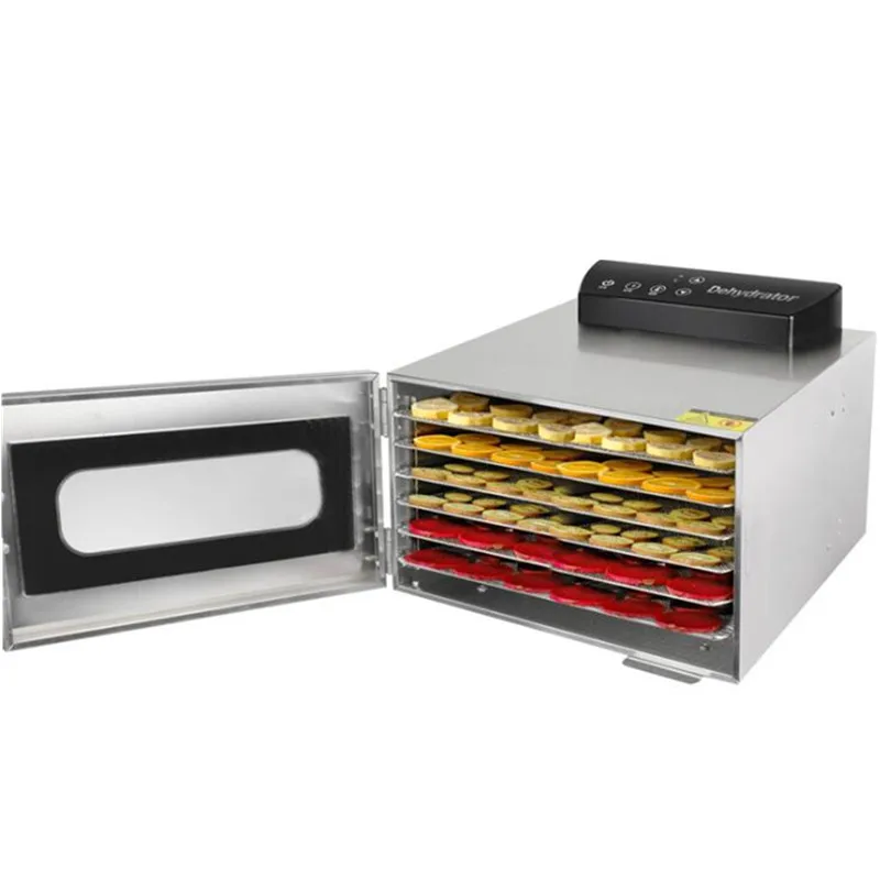 220V/110V Food Dehydrator Fruit Vegetable Herb Meat Fish Drying Machine Snacks Food Dryer Fruit dehydrator 6Trays 2