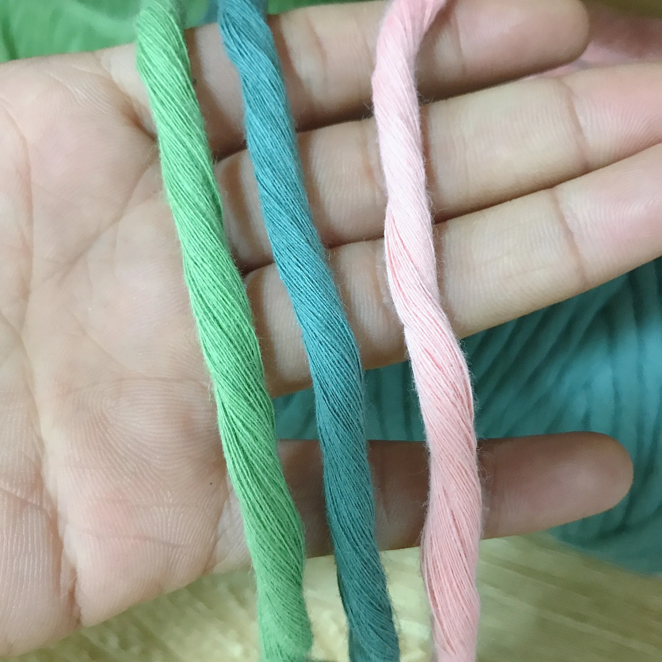 4mm Single Strand Cotton Macrame Roll Cord Twist Cotton Rope For Wall Hanging Craft Artisan Project cotton rope macrame cord