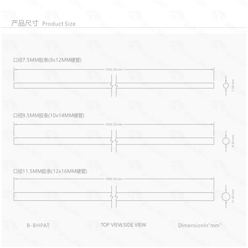 Bykski Silicone Bar Bending Tools Ferramentas de Dobra de Tubo Rígido Anti Fold Hot Bend B-bhpat 12 mm 14 mm 16 mm Drop Ship - Imagem 4