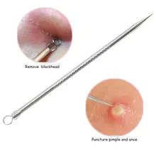 1 шт., средство для удаления черных точек из нержавеющей иглы для удаления прыщей и прыщей, средство для ухода за кожей лица