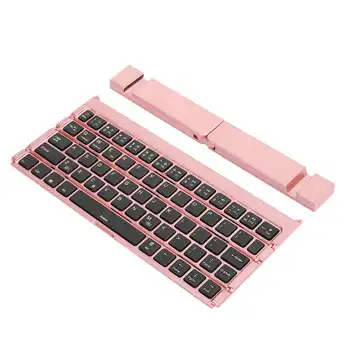 

Mute Folding Bluetooth Keyboard with Mobile Phone Holder Multifunctional Wireless Keyboards for Laptop