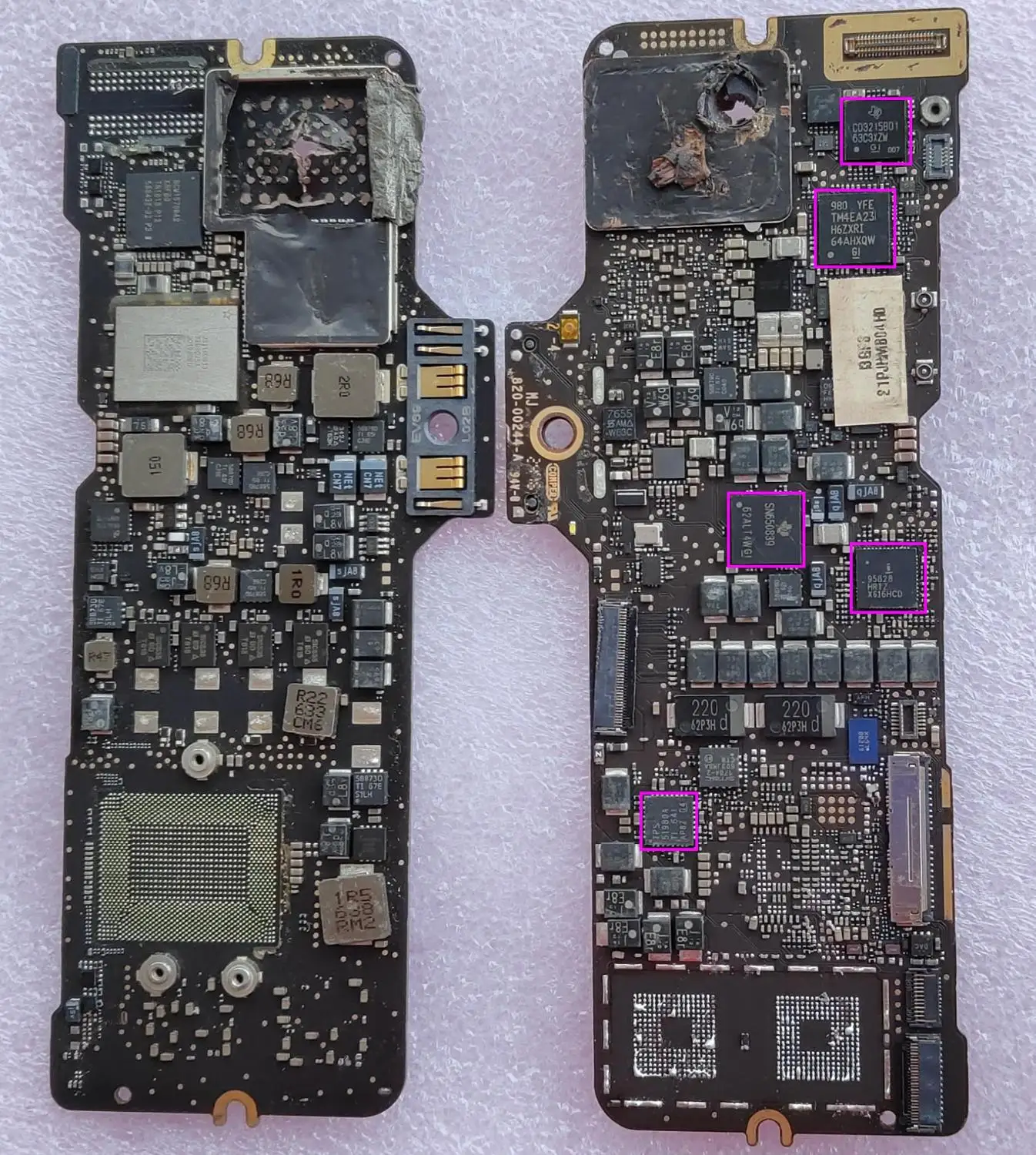 Материнская плата 1-10 шт. для MacBook Pro A1534 неисправная материнская 820-00244 820-00244-A с SMC/BIOS