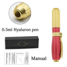0,5 мл ручка с гиалуроновой кислотой для инъекций гиалуроновая ручка распылитель против морщин для увеличения губ ампула шприц игла косметический инжектор