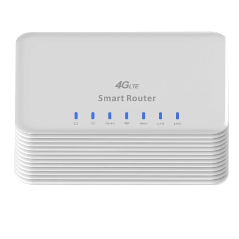 

Household 4G Router Lte Wireless Router Mobile Wifi Hotspot Modem Sim Card Slot LAN Port Support SIM Card Portable Wireless Rout