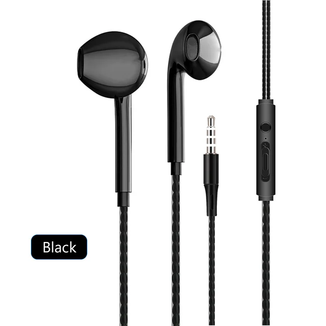 3.5mm Wired Headphones Stereo Earbuds 