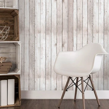 

Self Adhesive Vinyl Wood Wallpapers Roll For Living Room Kids Room BedroomImitation Wood Grain Panel Wallpaper Waterproof PVC