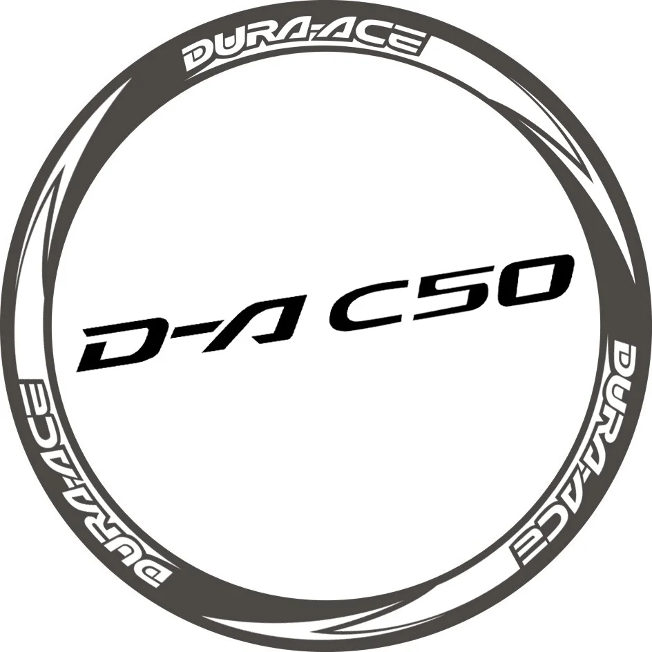 Набор наклеек на два колеса для DURA ACE DA C50 7850 для шоссейного велосипеда, углеродное колесо, велосипедные наклейки