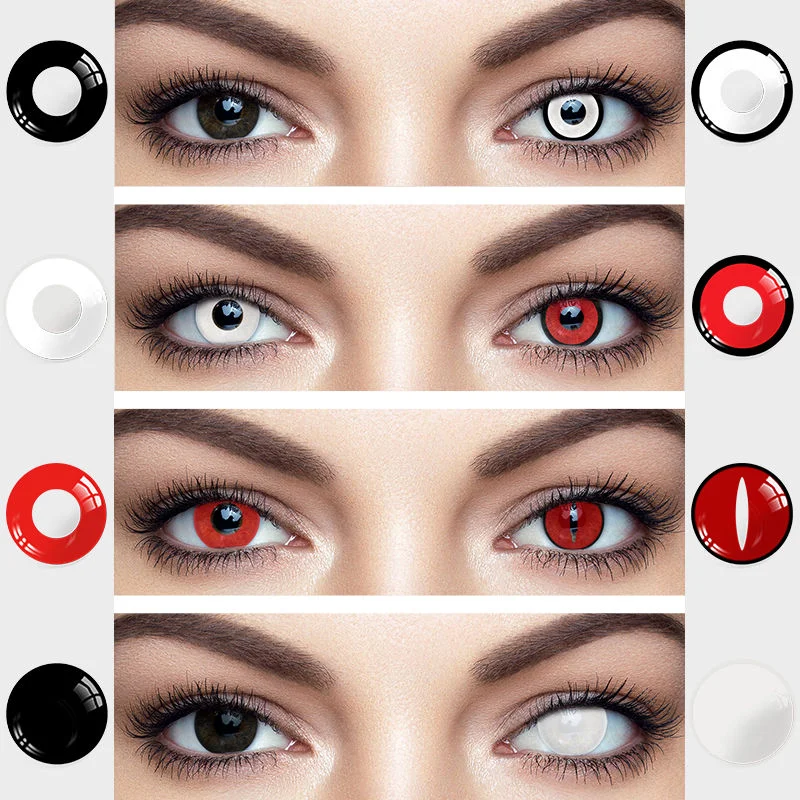Lentilles De Contact Cosplay CYBER - Effet Nébuleuse (2 Pièces) - Hydrogel 6 Mois