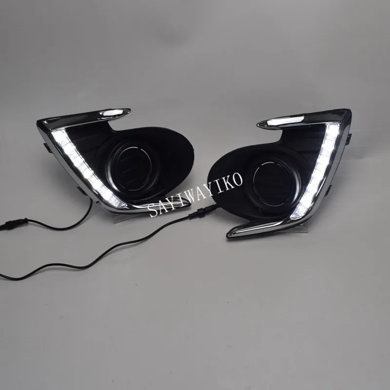 1 комплект DRL Дневной ходовой светильник с поворотником для Mitsubishi Attrage Mirage G4 2012 2013