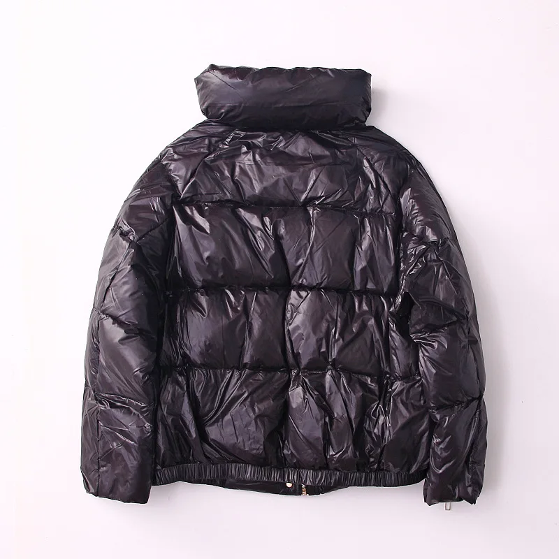 Fluffy And Full~ 19 Years Winter Four Colors Loose-Fit Slimming Long Sleeve Stand Collar down Jacket Casual down Coat Women's