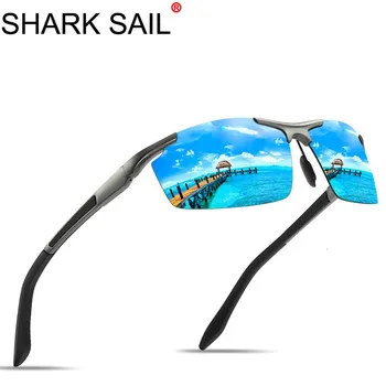 

SHARK SAIL Photochromic Sunglasses Men Polarized Chameleon Glasses Male Change Color Sun Glasses HD Day Night Vision Eyewear