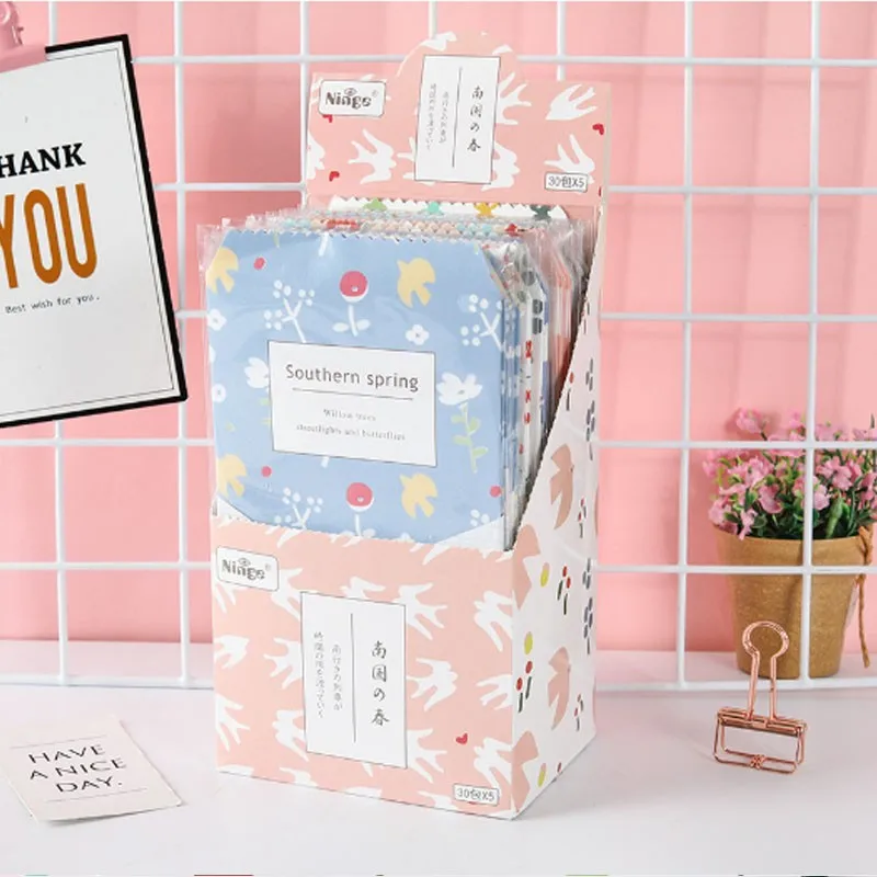 Sobre con copos de nieve y Flores rotas, bonito material de papelería, escritura de letras, invitación de regalo, papelería de 20x11CM, 20 piezas