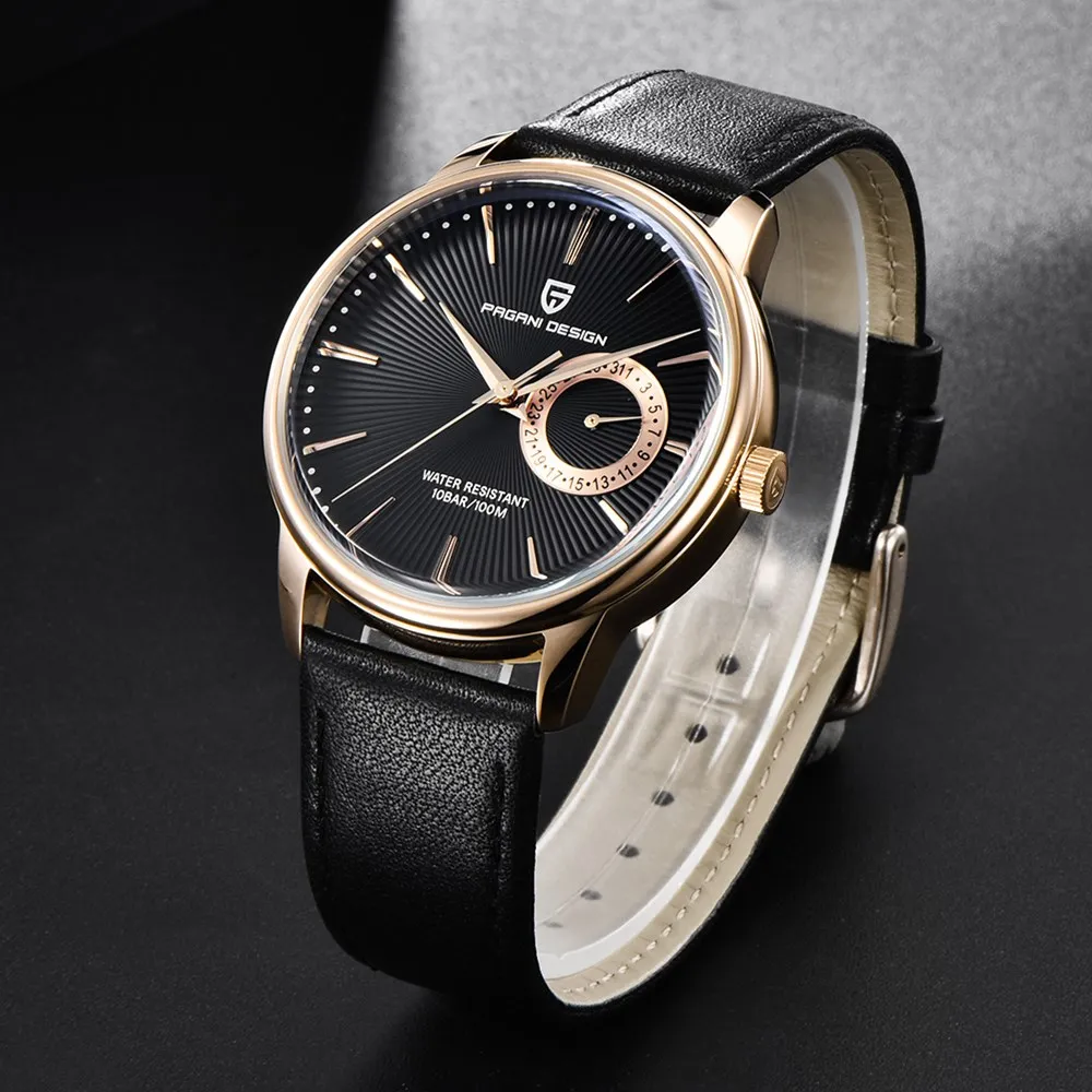 Men's Quartz Watches PAGANI DESIGN Luxury Brand Fashion Movement Timed Military Watches Leather Quartz watches Relogio Masculino