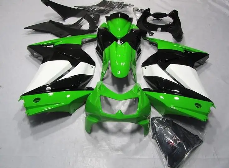 

New ABS fairing kit for Kawasaki Ninja 250 EX250 ZXR250 2008-2014 08 09 10 11 12 13 14 Fairings (Injection mold) white green