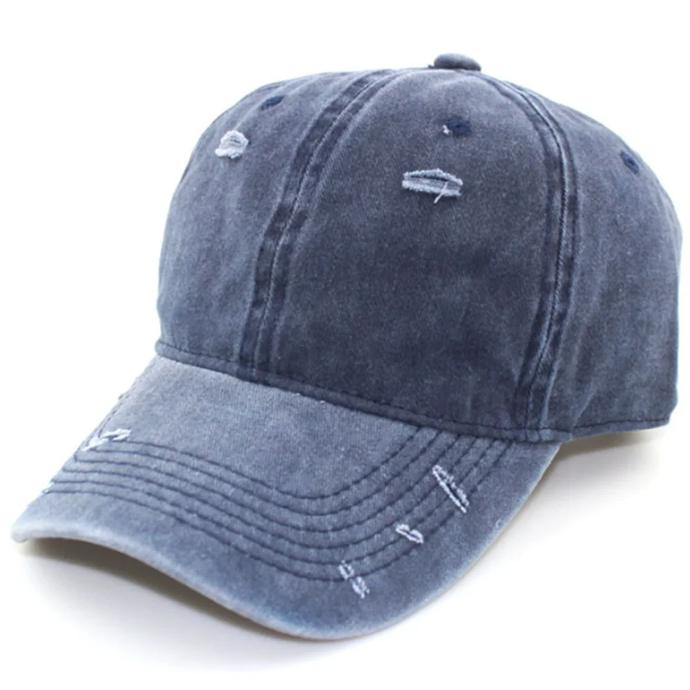 baseball cap with hole on top