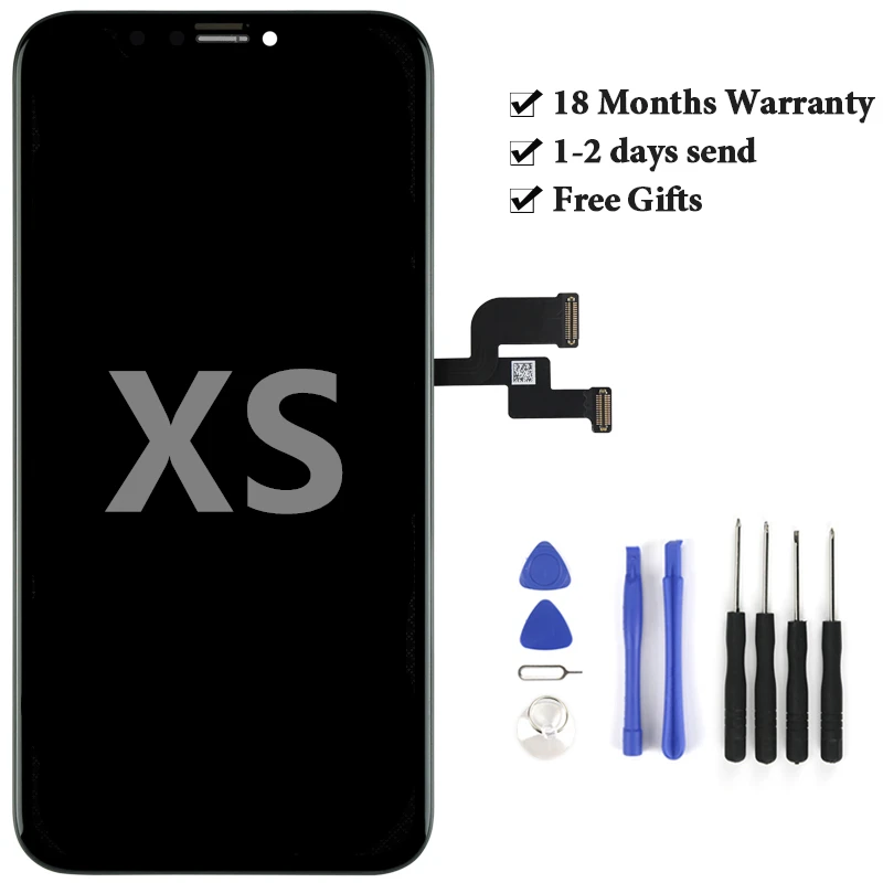 

Hot For mobile phone screen for iPhone XS TIANMA OLED OEM LCD display Assembly Replacement 100% test no dead pixel replacement