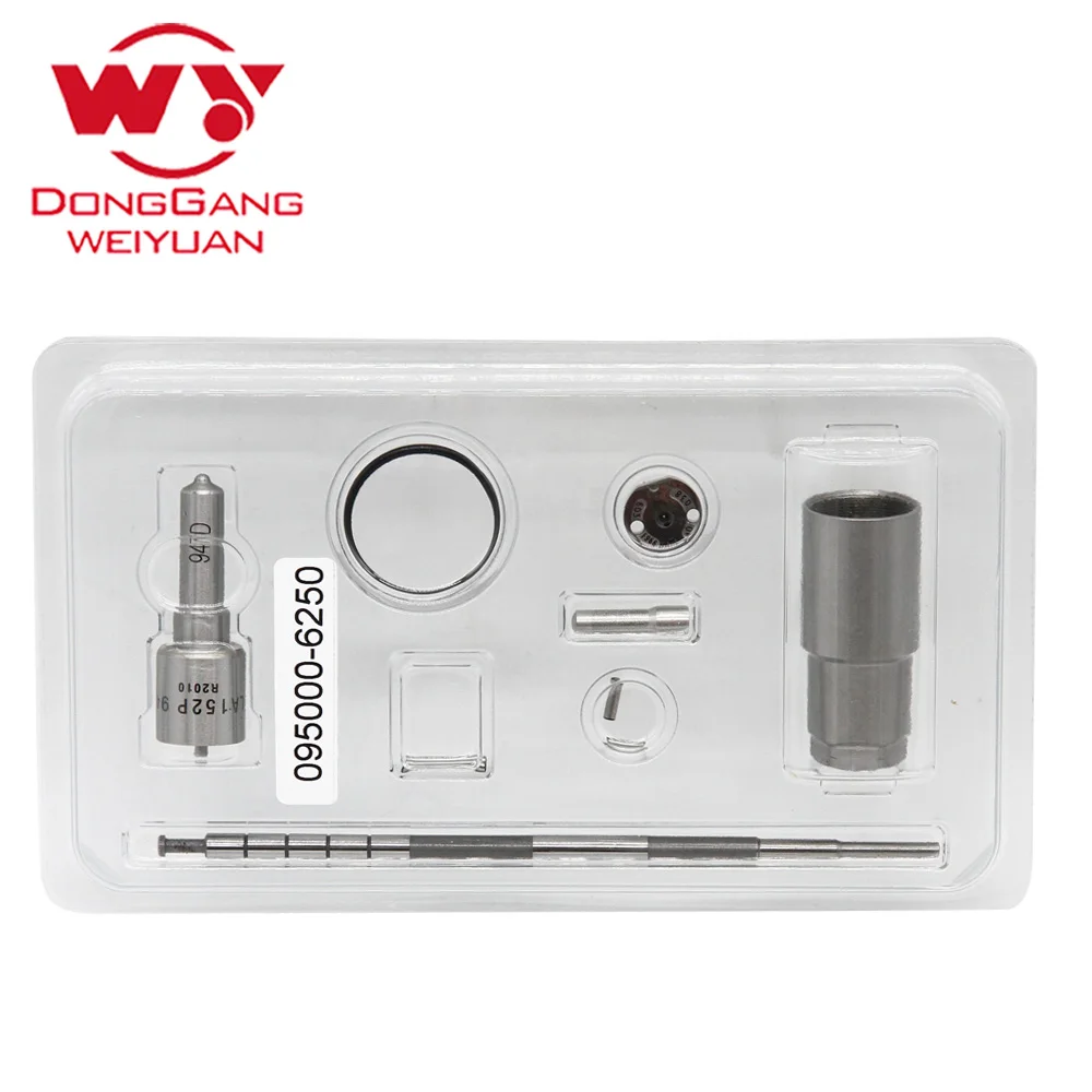 

Common Rail Diesel fuel repair kit 095000-6250, for DEN injector, nozzle DLLA152P947, for fuel injection spare parts, hot sale