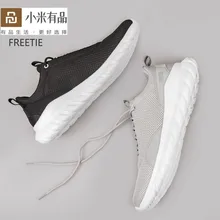 Original FREETIE 39-44 grande taille hommes chaussures de sport léger respirant tricot ville chaussures de course Sneaker pour Xiaomi mijia en plein air(China)