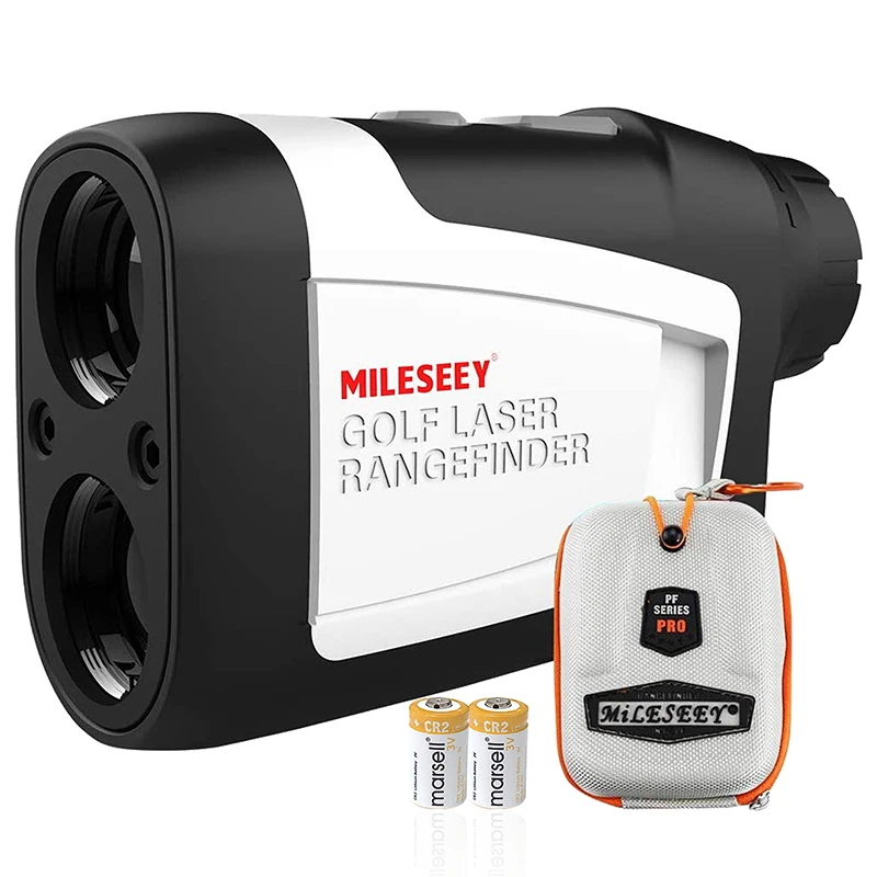 Mileseey pf210 laser golf rangefinder 600m hunting telescope with Slope