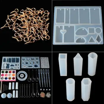 

Silicone DIY Handmade Casting Molds Making Jewelry Pendant Trays Making Craft Craft Jewelry Mould Tool A7E6