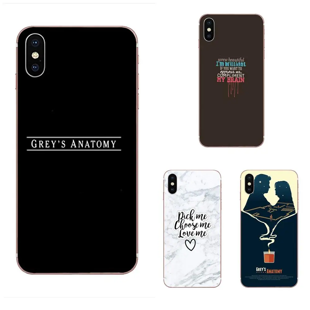 

Tv Series Greys Anatomy For Huawei P7 P8 P9 P10 P20 P30 Lite Mini Plus Pro Y9 Prime P Smart Z 2018 2019 Soft TPU Pattern