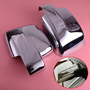 

DWCX 2PCS ABS Chrome Car Door Side Review Mirror Trim Cap Covers Fit for Jeep Patriot Liberty 2008 2009 2010 2011 2012
