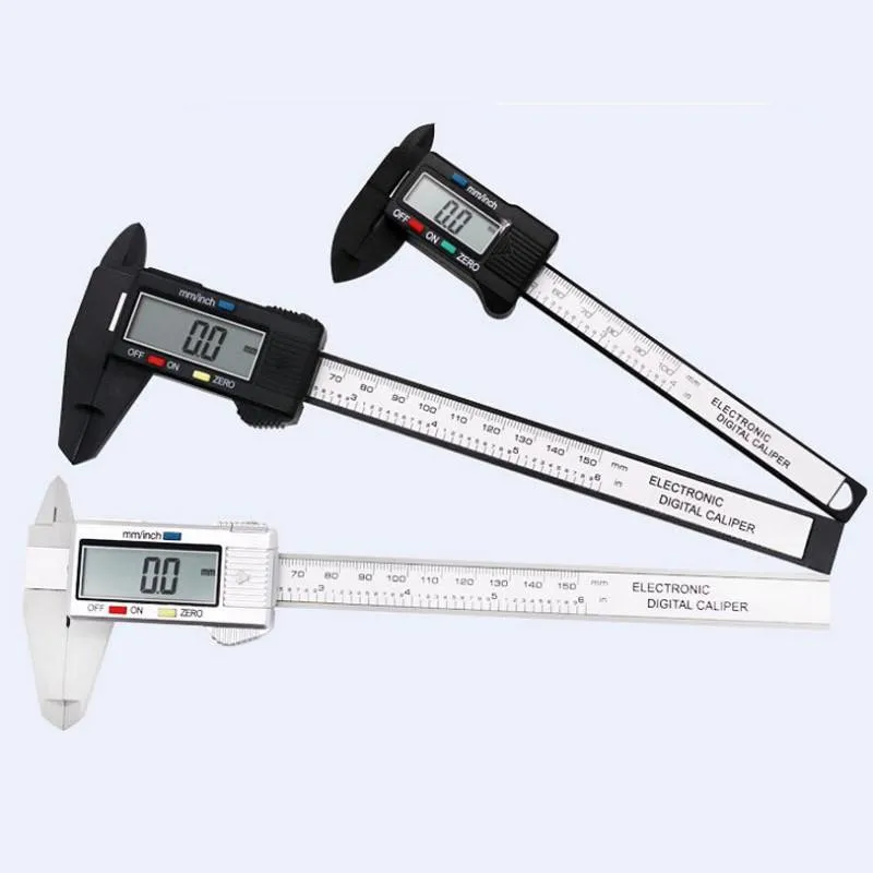 

Electronic Digital Vernier Caliper Measurement Unit Precision LCD Dial Gauge Metal Digital Meter Foot Full Plastic Carbon Fiber