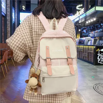 

Candy Backpack Women Travel Bagpack Nylon Canvas Laptop School Bags for Teenage Girls Large Backpack Bolsas Mochilas Sac A Dos