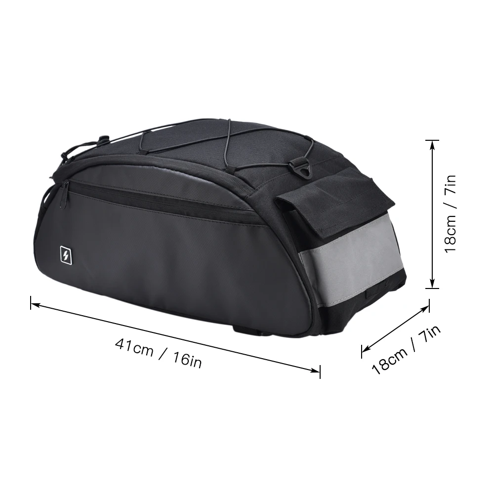 Sale Bike Bag 10L Multifunctional Bicycle Rear Seat Bag Outdoor Trunk Bag Handbag Rear Bike Panniers Mountain ciclismo 3
