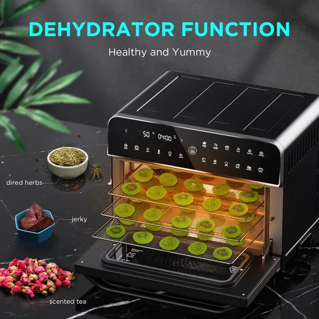 Smart Air Fryer Oven Toaster Rotisserie Dehydrator Countertop Oven With LED Digital Touch Screen Air Fryer Oven 4